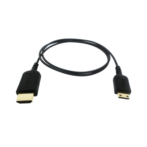 HYPER HyperThin Mini-HDMI to HDMI Cable (2.6' Black)