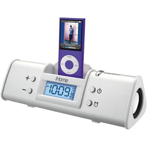 iHome iH16S Travel Alarm Clock (Silver) IH16S B&H Photo Video