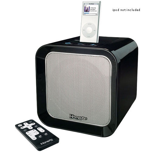 iHome iH80B Portable iPod Speaker System (Black) IH80B B&H Photo