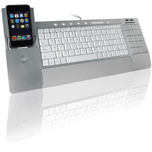 iHome IH-K231MS iConnect Media Keyboard for Mac (Silver)