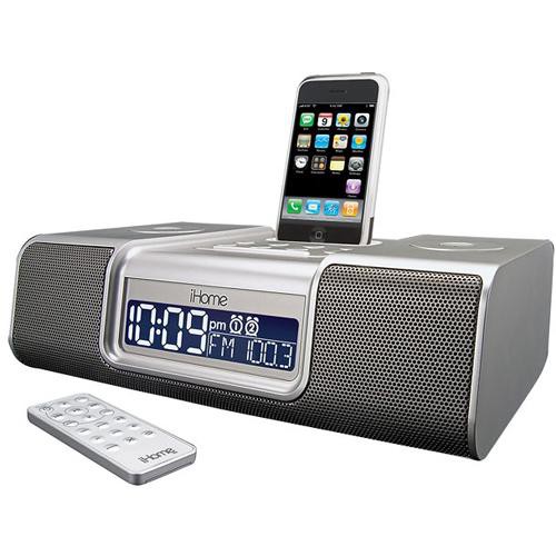 iHome iP9SR Colortunes Clock Radio & Audio System IP9SR B&H