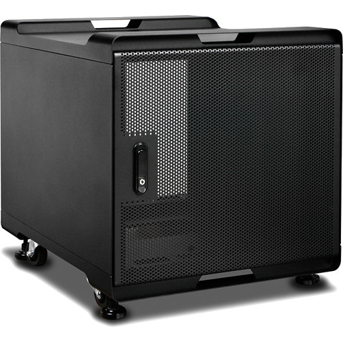 iStarUSA WS-1070B 10 RU Audio/Video Rackmount Cabinet (700mm Depth Black)