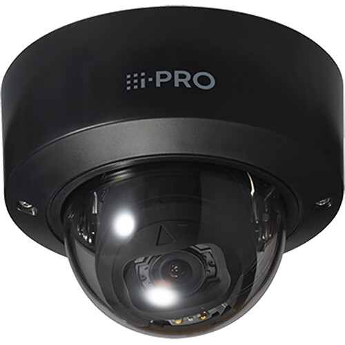 i-PRO WV-S2236L-B 2MP Indoor Network Dome Camera with Night Vision (Black)