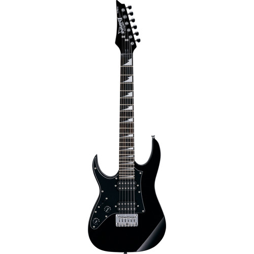 Ibanez GRGM21L miKro Series Electric Guitar (Black Night Left-Handed)