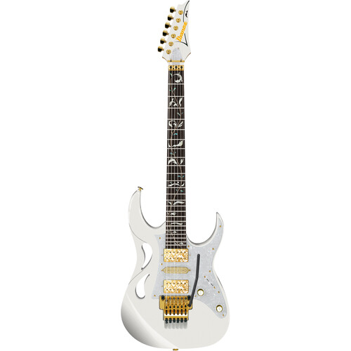 Ibanez Steve Vai Signature 6-String Electric Guitar with Case (Stallion White)