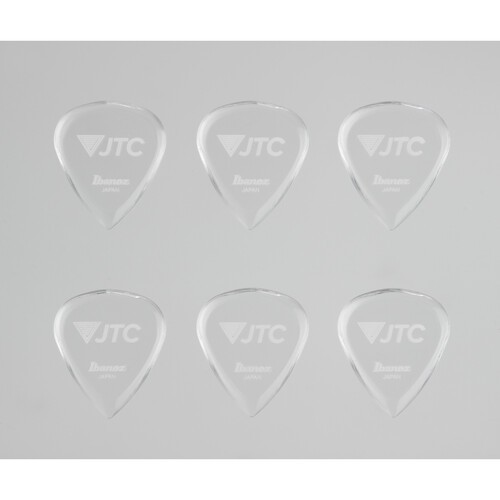 Ibanez JTC1 Tritan 2.5mm Teardrop Guitar Picks (Clear 6-Pack)