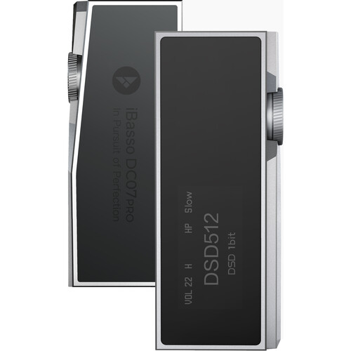 iBasso DC07PRO Portable Hi-Res USB DAC and Amp (Silver)