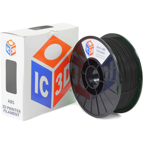 IC3D Industries 3mm ABS Filament (1kg Black)