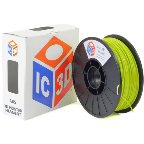 IC3D Industries 3mm ABS Filament (1kg LulzBot Green)
