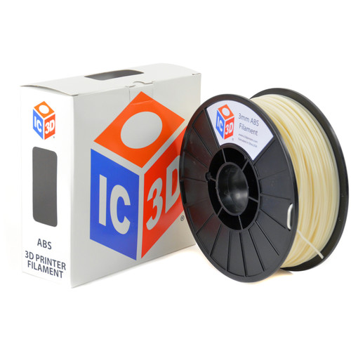 IC3D Industries 3mm ABS Filament (1kg Natural)