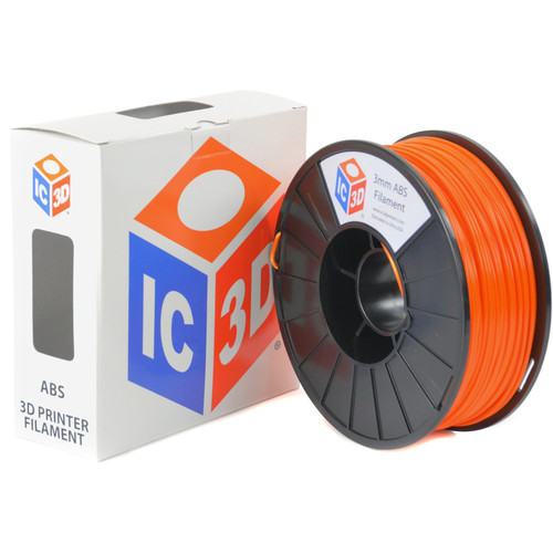 IC3D Industries 3mm ABS Filament (1kg Orange)