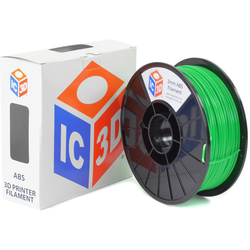 IC3D Industries 3mm ABS Filament (1kg Green)