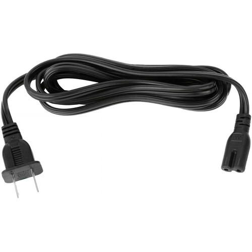 Icron Ungrounded 2-Pin to IEC320-C7/C8 Power Cable (6')