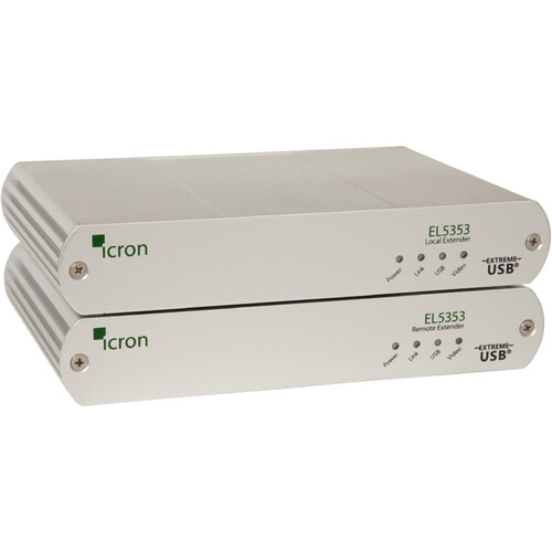 Icron EL5353 KVM Extender DVI + USB 2.0 over Cat 5e/6/7