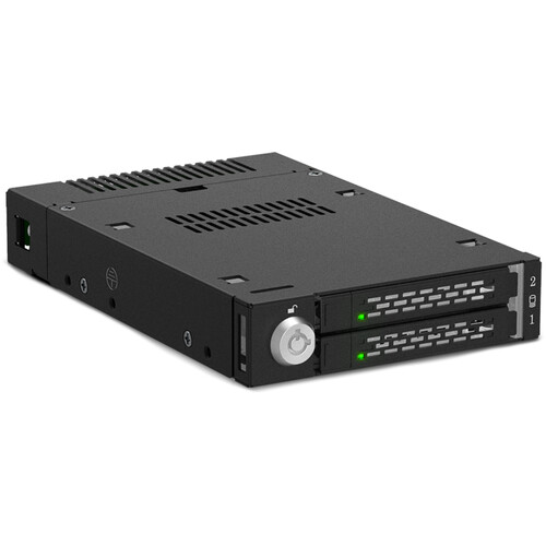 Icy Dock ToughArmor 2-Bay NVMe SSD Enclosure for External 3.5