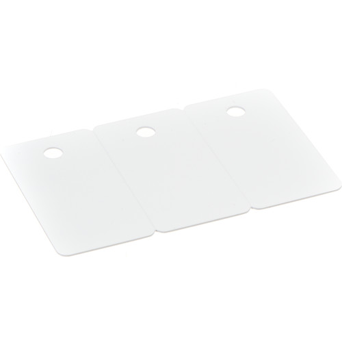 IDC CR-80/30 3-UP PVC Cards for Key Tags (500 Cards)