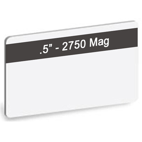 IDC CR-80 Blank PVC Cards with 2750 Oe HiCo Magnetic Stripe (30 mil 500 Cards)
