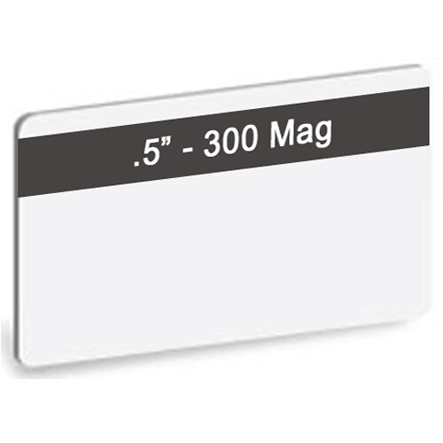 IDC CR-80 Blank PVC Cards with 300 Oe LoCo Magnetic Stripe (30 mil 500 Cards)