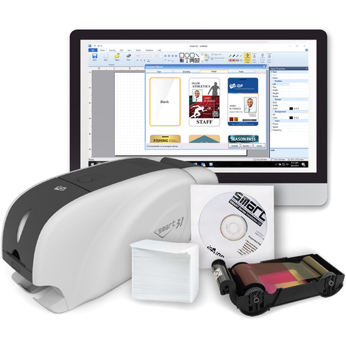 IDP SMART-31D Dual-Sided ID Card Printer Kit