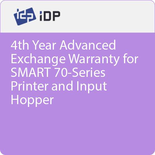 IDP 1-Year Advanced Exchange Warranty for Smart-70 Series Printers and Input Hoppers