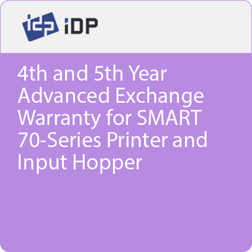 IDP 2-Year Advanced Exchange Warranty for Smart-70 Series Printers and Input Hoppers