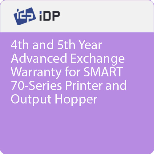 IDP 2-Year Advanced Exchange Warranty for Smart-70 Series Output Hoppers
