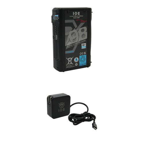 IDX System Technology DUO-C98P Kit with Battery and Charger (97Wh V-Mount)