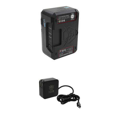 IDX System Technology ZENITH ZEN-C98G Three-Stud Lithium-Ion Battery and Charger Kit