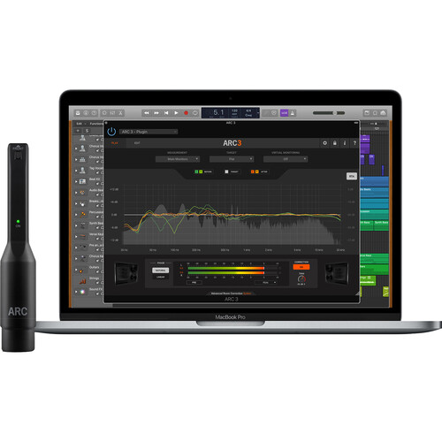 IK Multimedia ARC System 3 Room Correction Software with Included MEMS Measurement Microphone (Standard)