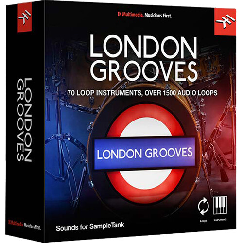 IK Multimedia London Grooves Drum Library for SampleTank (Download)