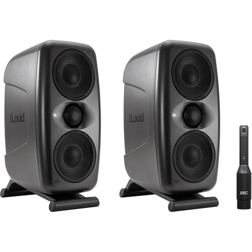 IK Multimedia iLoud MTM MKII High Resolution Compact Studio Monitor (Black Pair)