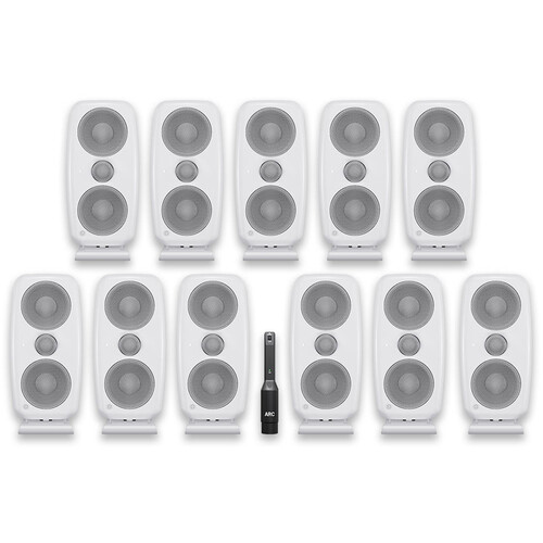 IK Multimedia iLoud MTM MKII Immersive Bundle (White 11 Speaker)