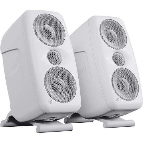 IK Multimedia iLoud MTM MKII High Resolution Compact Studio Monitor (White Pair)