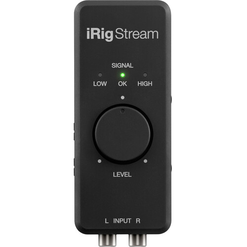 IK Multimedia iRig Stream Ultracompact 2x2 Audio Interface for Computers Smartphones and Tablets