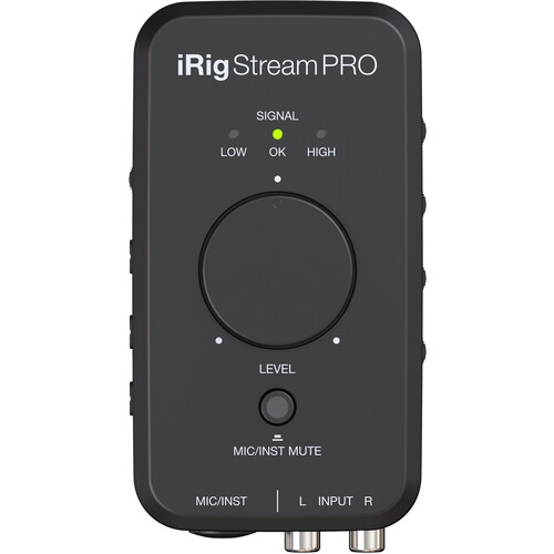 IK Multimedia iRig Stream Pro Ultracompact 4x2 Audio Interface for Computers Smartphones and Tablets