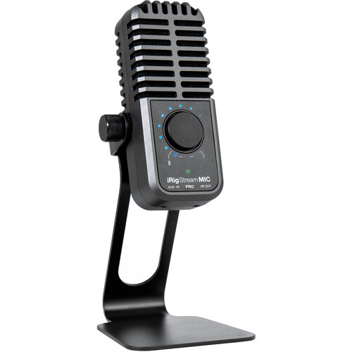 IK Multimedia iRig Stream Mic Pro USB Condenser Microphone