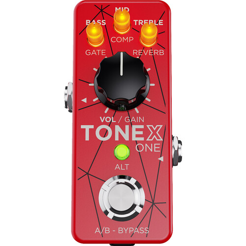 IK Multimedia TONEX ONE AI Modeling Multi-FX Pedal and Brown Sound Collections (Limited Edition Red)