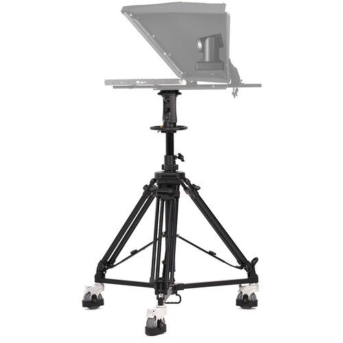 E-Image PTZ Pedestal with AT7903 Legs 100mm Flat Base & EI-7004B Dolly