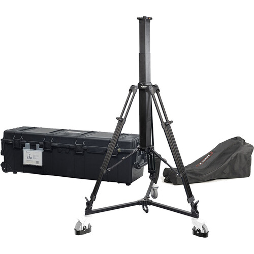 ikan Motorized Pedestal & Rolling Hard Case Kit for PTZ Cameras/Teleprompters