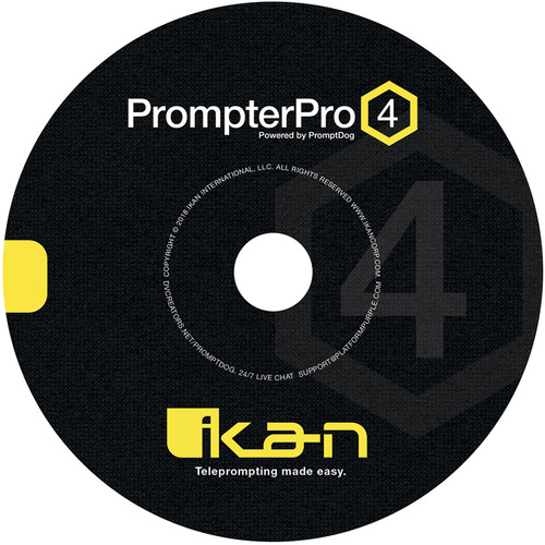 ikan PrompterPro 4 Teleprompting Software for PC and Mac (Electronic Download)