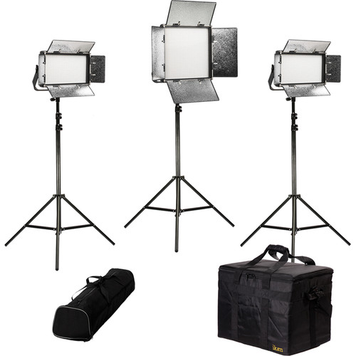 ikan Rayden Bi-Color 3-Point LED Light Kit with 1 x RB10 and 2 x RB5