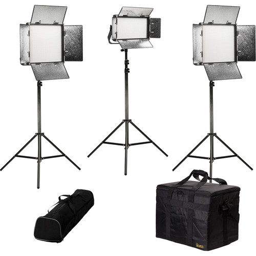 ikan Rayden Bi-Color 3-Point LED Light Kit with 2 x RB10 and 1 x RB5