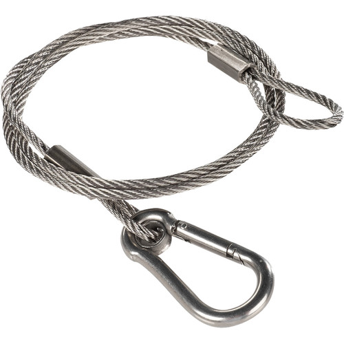 ikan Safety Cable Wire with Carabiner (23.5