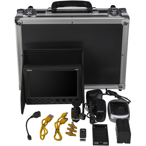 Ikan Vxf7 Field Monitor Deluxe Kit for Canon 900 Series Black (VXF7-DK-C)