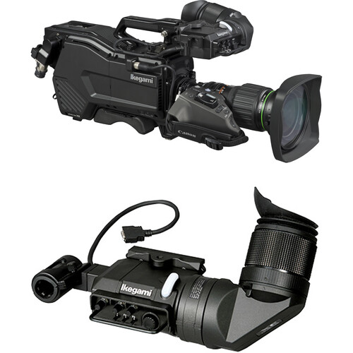 Ikegami UHK-X700 4K/HD Portable Camera System with VFL201D LCD Viewfinder and Battery Bracket