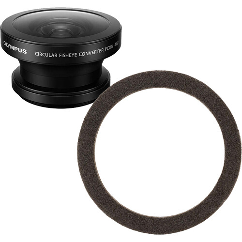 Ikelite Antireflection Ring for Olympus FCON-T02 Fisheye Lens in Underwater Dome Port