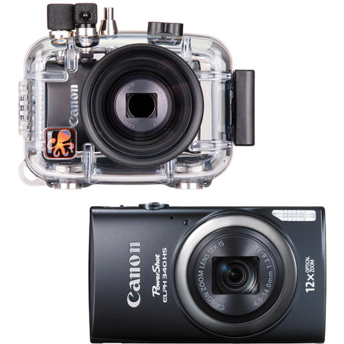 Ikelite Underwater Housing with Canon PowerShot ELPH 340 HS B&H