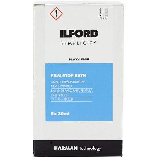 Ilford SIMPLICITY Stop Bath (30mL Sachet 5-Pack)