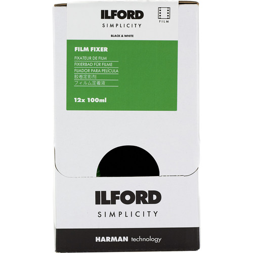 Ilford Simplicity Black and White Film Fixer (100mL 12-Pack)