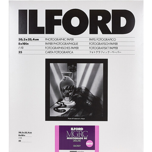 Ilford MULTIGRADE RC Deluxe Paper (Glossy 8 x 10